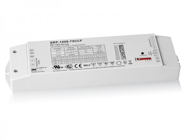 4 Channels Constant Current 75W Dimmable RGBW LED Driver with RF SRP-1009-75CCF