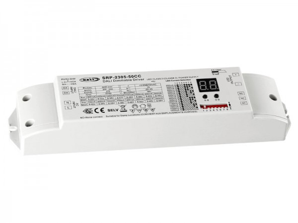 50W Constant Current DALI-2 Certified LED Driver SRP-2305-50CC