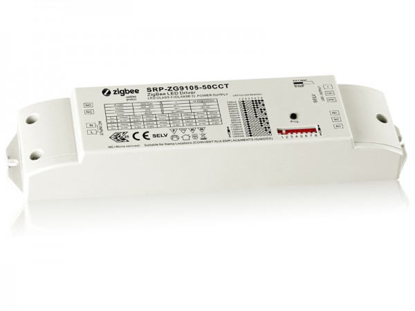 Constant Current 50W ZigBee LED Color Temperature Dimmable Driver SRP-ZG9105-50W-CCT
