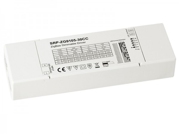 Constant Current 30w ZigBee LED Dimmable Driver SRP-ZG9105-30W-CC