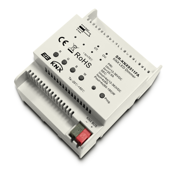 Constant Voltage RGBW KNX Controller SR-KNX9511FA