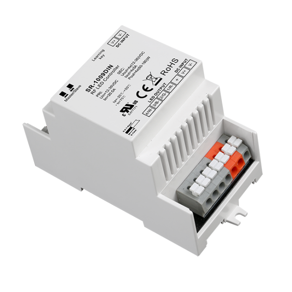 Din Rail Mounted RF RGBW LED Controller SR-1009DIN