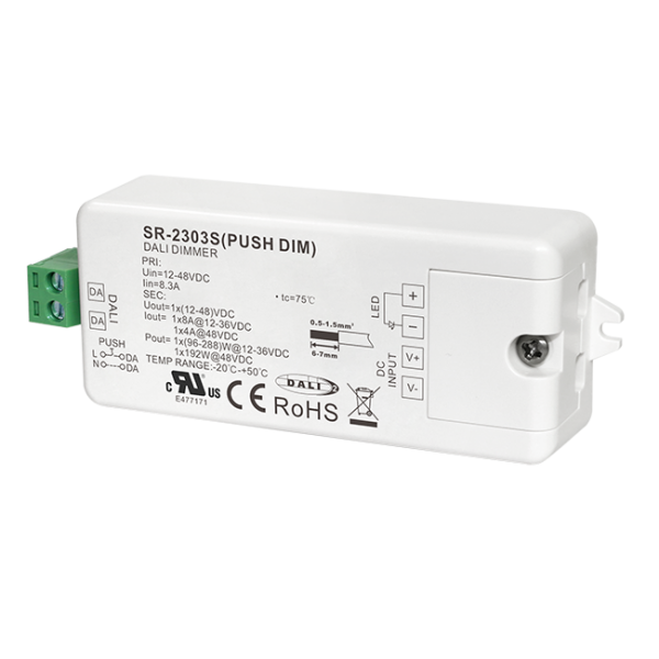 Constant Voltage 1 Channel DALI Dimmable SR-2303S(PUSH DIM)