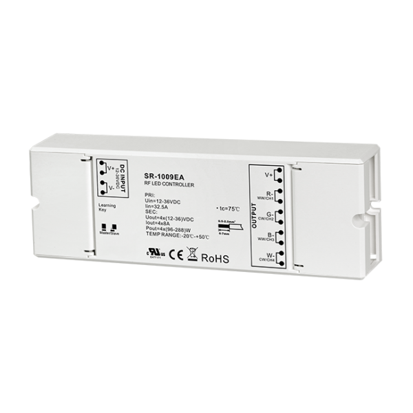 8A 4CH Constant Voltage RF LED Dimmer 12V SR-1009EA