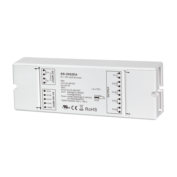 4 Channel Constant Voltge 0/1-10V Dimmer SR-2002EA