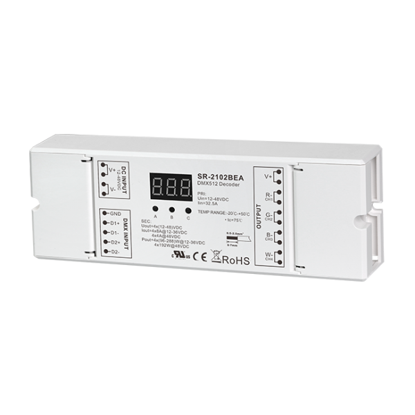 Constant Voltage DMX512 Decoder SR-2102BEA