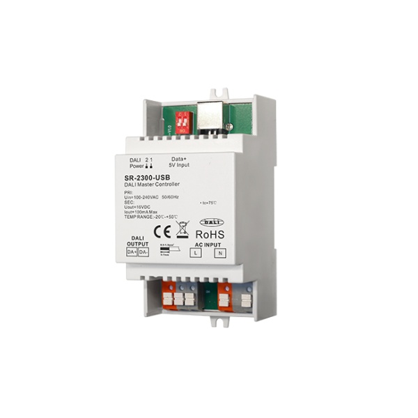 DIN Rail DALI Master Controller SR-2300-USB