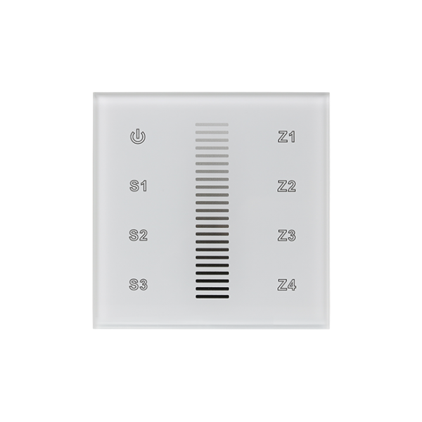 DALI Single Color Touch Controller SR-2300TS-DIM-EU (Group & Scene Version)