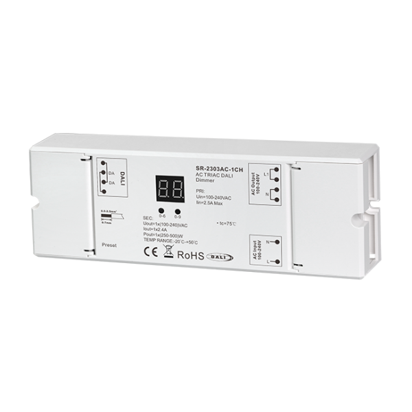 1 Channel AC TRIAC DALI Dimmer SR-2303AC-1CH