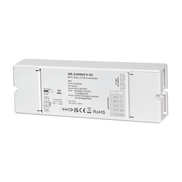 NFC Programmable Multi-function DALI LED Controller SR-2309NCV-5C