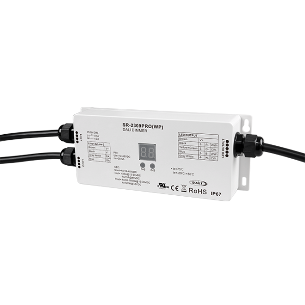 Waterproof DALI DT8 LED Controller SR-2309PRO(WP)