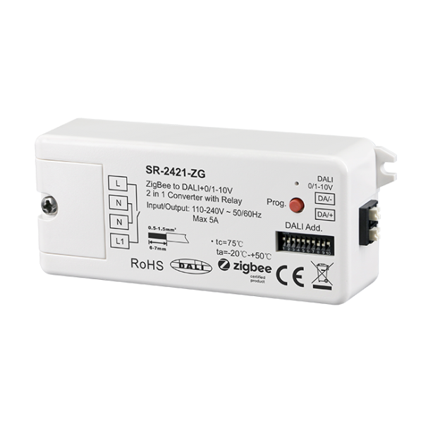 Zigbee DALI Interface DALI Wiressless Control DALI Broadcast Module SR-2421-ZG