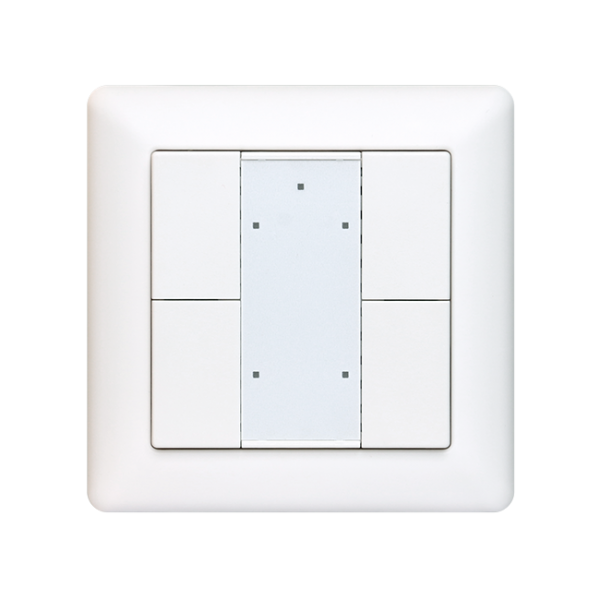 Multi-functional 4-Key Push Button DALI Wall Switch SR-2422K4-PRO