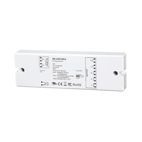 8A 4 Channel Constant Voltage RF Dimmer SR-2501NEA