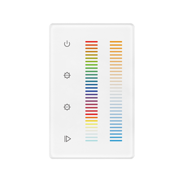 RF Full Touch RGB+CCT Wall Panel SR-2834-5C-DMX+RF, SR-2834-5C-DMX+RF(US)