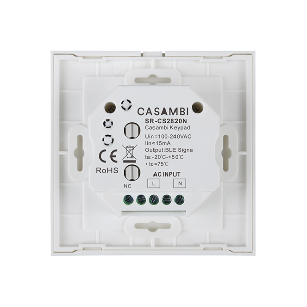 Casambi RGBCCT Touch Panel SR-CS2820N