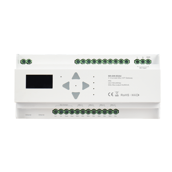 4 Channels DALI IoT Gateway SR-GW-EDA4
