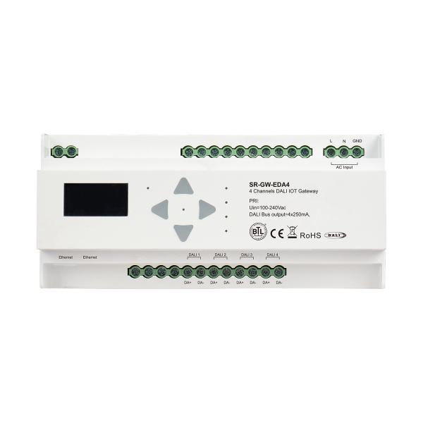 4 Channels DALI IoT Gateway SR-GW-EDA4