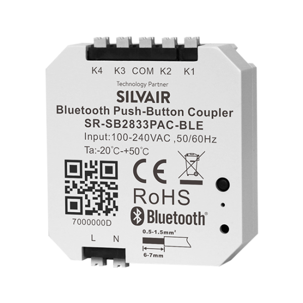 BLE Push-Button Coupler SR-SB2833PAC-BLE