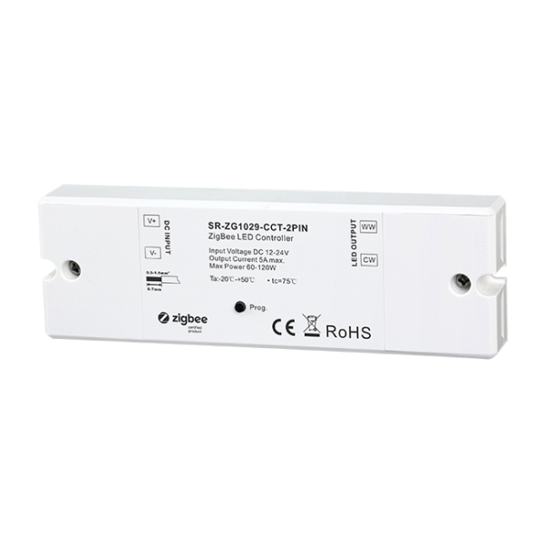 ZigBee CCT LED Dimmer SR-ZG1029-CCT-2PIN