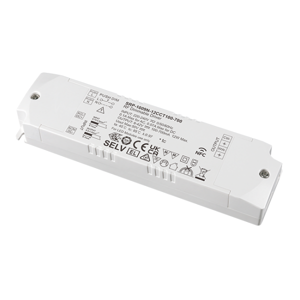 12W 2CH RF NFC Enabled LED Driver (Constant Current) SRP-1009N-12CCT100-700