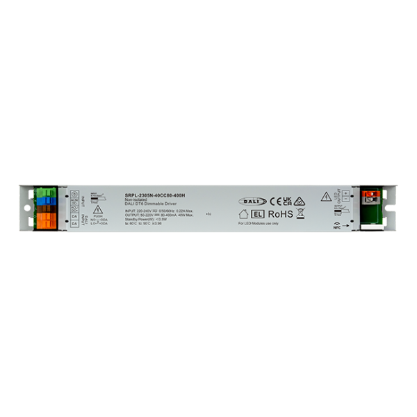40W DALI DT6 Non-SELV NFC LED Driver (Constant Current) SRPL-2305N-40CC80-400H