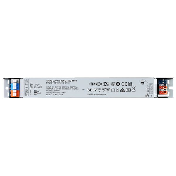 40W DALI D4i DT8 NFC LED Driver (Constant Current) SRPL-2309iN-40CCT500-1050