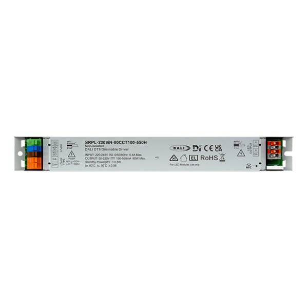 80W DALI D4i DT8 NFC LED Driver(Constant Current) SRPL-2309iN-80CCT100-550H
