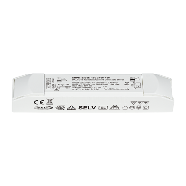 10W Mini DALI DT6 NFC LED Driver (Constant Current) SRPM-2305N-10CC100-450