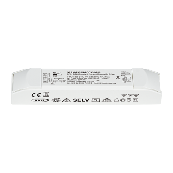 7W Mini DALI DT6 NFC LED Driver (Constant Current) SRPM-2305N-7CC350-700