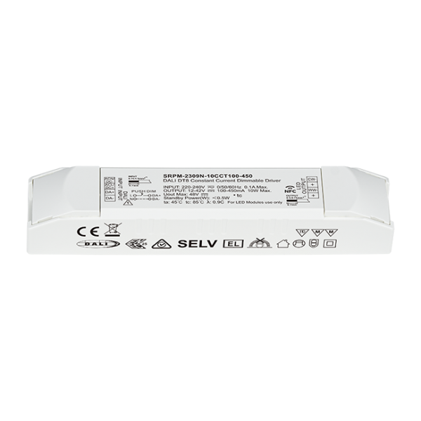 10W Mini DALI DT8 NFC LED Driver (Constant Current) SRPM-2309N-10CCT100-450
