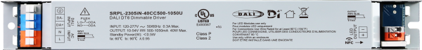 120-277VAC 40W DALI D4i DT6 NFC LED Driver (Constant Current) SRPL-2305iN-40CC500-1050U