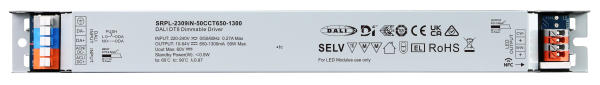 50W DALI D4i DT8 NFC LED Driver (Constant Current) SRPL-2309iN-50CCT650-1300