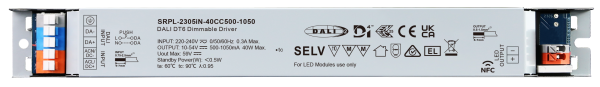 50W DALI D4i DT6 NFC LED Driver (Constant Current) SRPL-2305iN-50CC650-1300