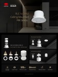 Bluetooth to DALI Ceiling Mounted DALI Bus Powered PIR Sensor SR-SV9030D-PIR-D