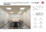 Fixture Integrated DALI-2 PIR+Photocell Lux Sensor SR-DA9035A-PIR