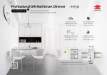 DALI + Push AC Phase Cut Dimmer Din Rail SR-DA9042A-D