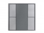 Luxury Design Metal 4-Fold KNX Push Button SR-KN9551NK4