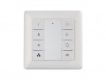 Wall Mounted Push Button RF RGBW Controller SR-2853K8-RGBW