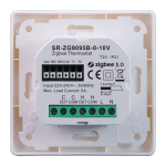 ZigBee Thermostat Heating Cooling Controller SR-ZG9095B-0-10V