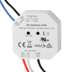 DALI + Push AC Phase Cut Dimmer SR-2303SAC-HPW