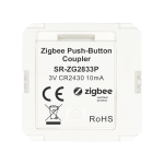 Battery Powered Configurable Zigbee Push-button Coupler SR-ZG2833P