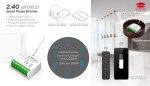 2.4G Mesh Mini AC Triac Phase-Cut Dimmer Single Live Wire with Power-Metering SR-SB9041A-D