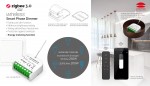 ZigBee Ultra Mini AC Triac Phase-Cut Dimmer Single Live Wire with Power-Metering SR-ZG9041A-D