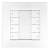 Multifunctional DALI-2 Input + Standalone DALI Wall Panel 8 Key Push Button SR-2422K8-WSK-PRO