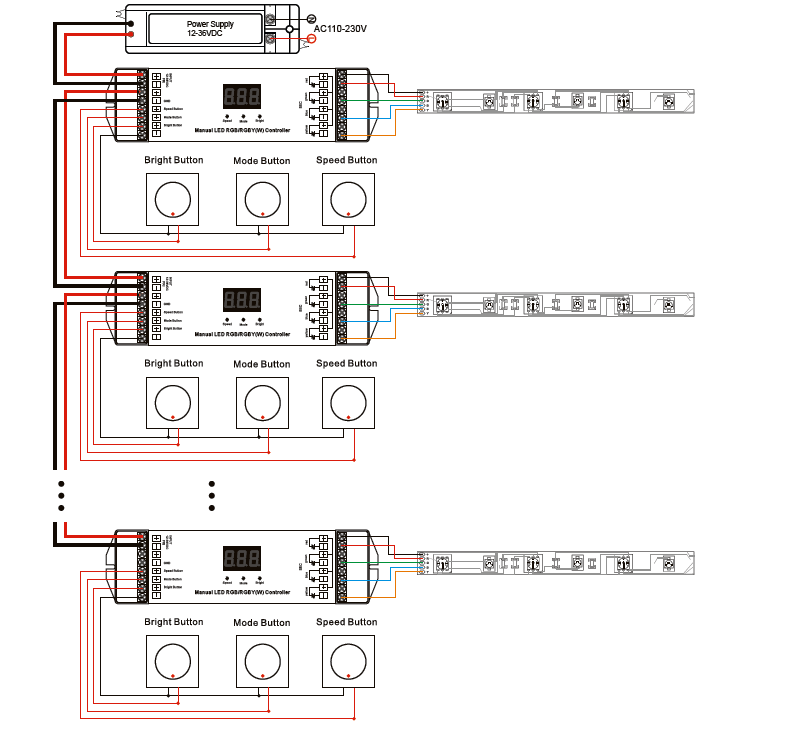 Wiring Diagram for Multiple Units
