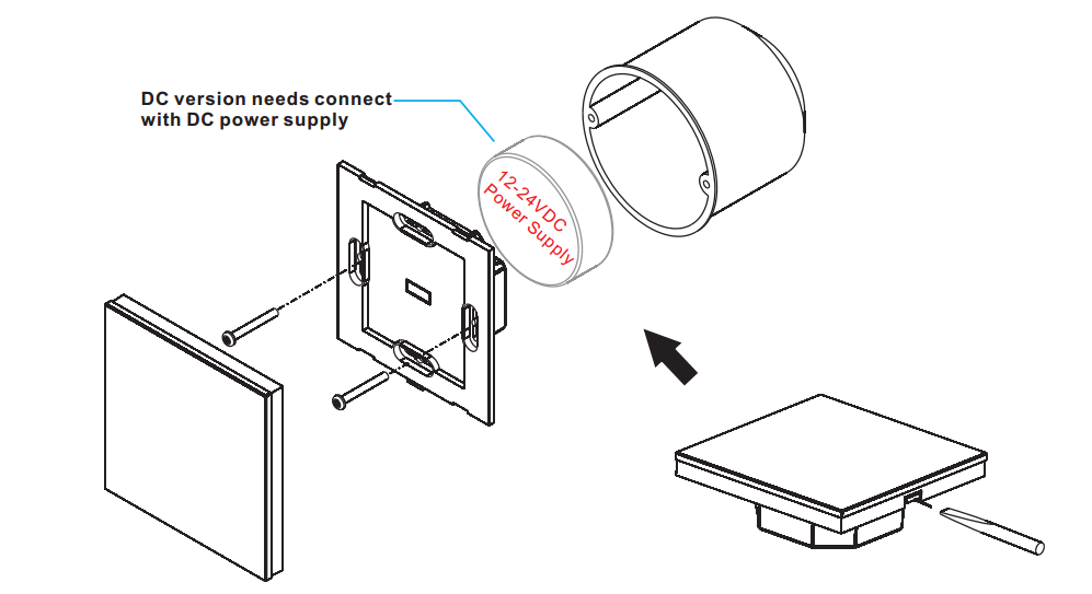 Installation Diagram for SR-2834RGB&CCT